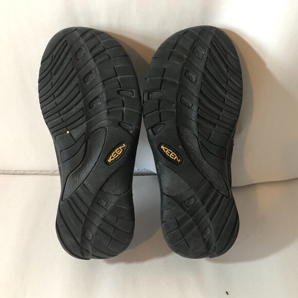 KEEN Women's Leather Low Top Sneaker Size 7 Black - Picture 7 of 12